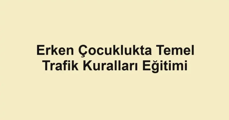 erken-cocuklukta-temel-trafik-kurallari-egitimi